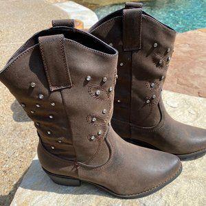 JEWEL STUDDED - NATURAL REFLECTIONS BOOTS